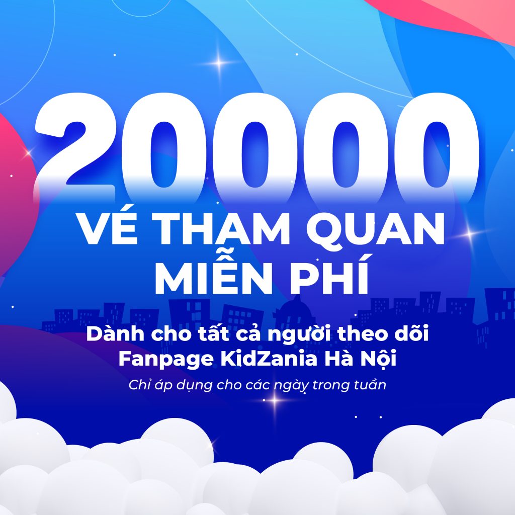 BUY 1 GET 1 – Special Offer to Celebrate KidZania Hanoi’s 2nd Anniversary!