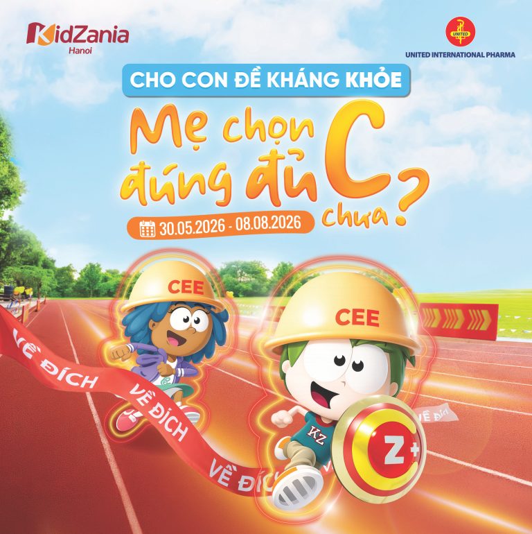 SÂN CHƠI HÈ 2026 VỪA VUI VỪA KHỎE CHO BÉ TẠI KIDZANIA!